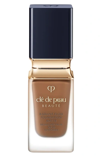 Clé De Peau Beauté Cle De Peau Beaute Radiant Fluid Foundation Matte Broad Spectrum Spf 20 Sunscreen 1.1 Oz. In B90 Very Deep Beige
