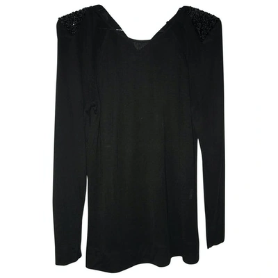 Pre-owned By Malene Birger Black Synthetic Top