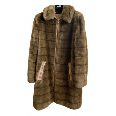 Pre-owned Moschino Cheap And Chic Coat In Beige
