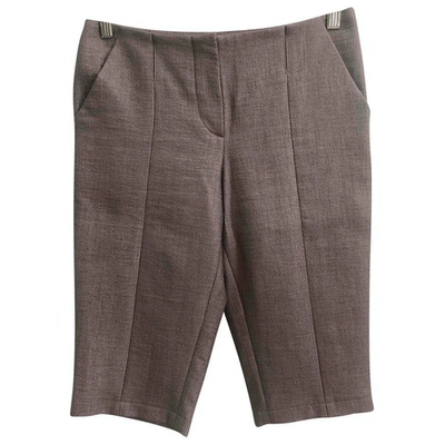 Pre-owned Emporio Armani Short Pants In Brown