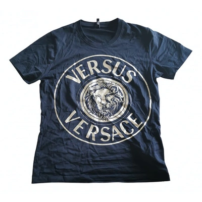Pre-owned Versace Black Cotton Top