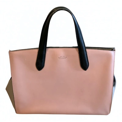 Pre-owned Smythson Beige Leather Handbag