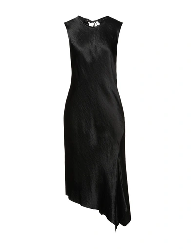 Ann Demeulemeester Sleeveless Mid-length Dress In Black
