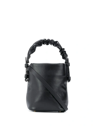 Nico Giani Adenia Soft Leather Bucket Bag In Black