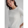 Club Monaco Cashmere Tee In Ivory