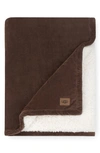 Ugg Bliss Fuzzy Throw In Brown