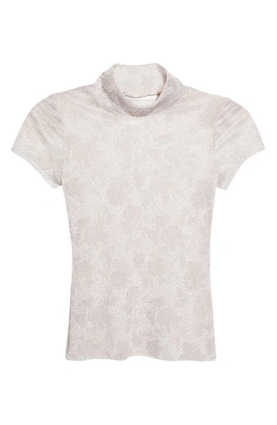 Free People Print Mesh Baby T-shirt In Ivory Combo