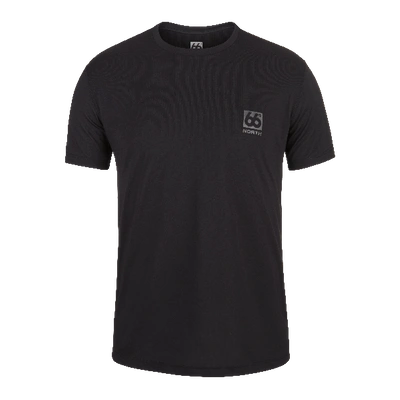 66 North Men's Box Logo Tops In Black