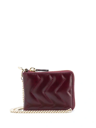 Sandro Wallet Quilted Mini Bag In Red