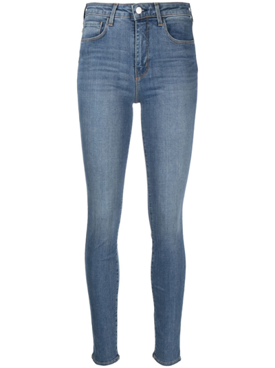 L Agence Margot High-rise Skinny Jeans In Light Vintage