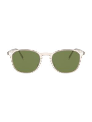 Oliver Peoples Finley Vintage Sun Wayfarer-style Sunglasses In Buff/ Green  | ModeSens