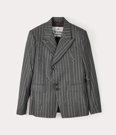 ヴィヴィアンウエストウッド PEACOCK JACKET ストライプピーコックジャケット メンズ 50 22469240_1?w=400