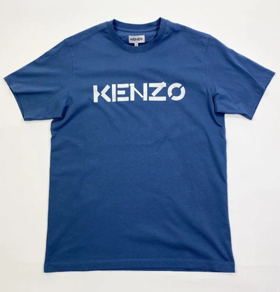Kenzo Logo Classic T-shirt In Blue