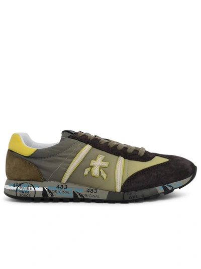 Premiata Green Lucy Sneakers