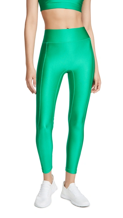 All Access Center Stage Shine Leggings In Jewel Green