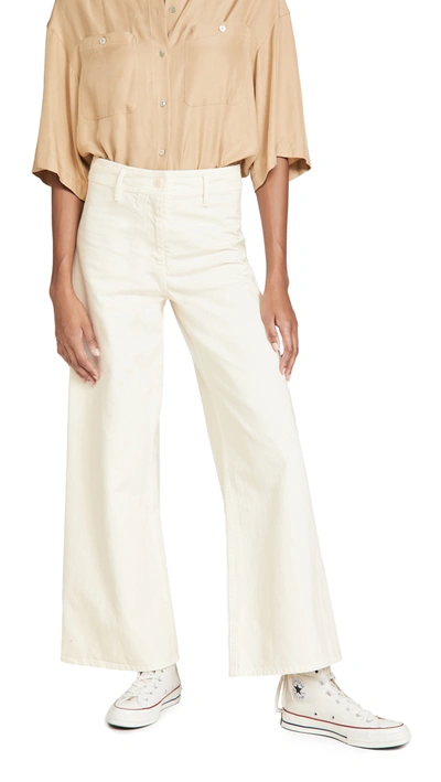 Nili Lotan Megan Pants In Eggshell