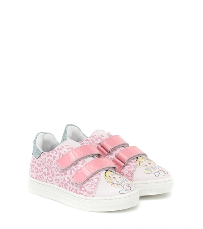 Monnalisa X Disney® Baby Sneakers In Pink