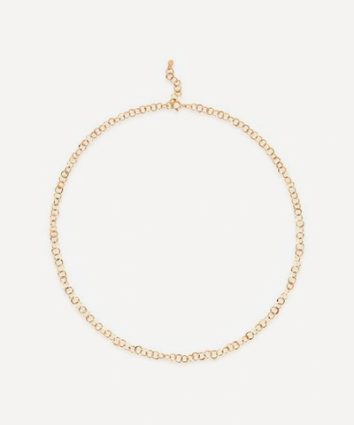 Dinny Hall 10ct Gold Planished Necklace