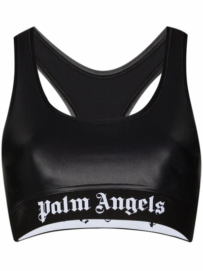 Palm Angels Women's Black Polyester Top