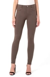 Liverpool Gia Glider Knit Pull-on Pants In Taupe