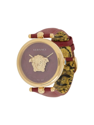 Versace Palazzo Empire Barocco Watch, 39mm In Red/ Gold | ModeSens