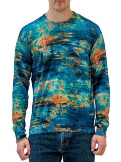 Robert Graham Art Amour Abstract Painted Classic Fit Sweater In Multi