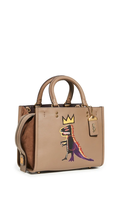 Coach 1941 X Basquiat Pez Dispenser Rogue Bag 25 In Brass/elm