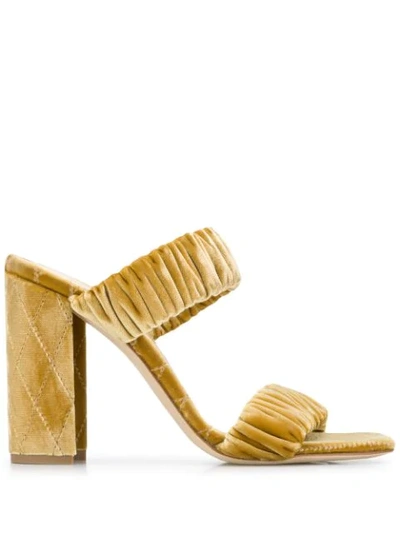 Chloe Gosselin Morgan Slip-on Sandals In Gold