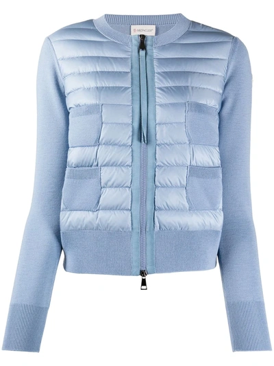 Moncler Padded Jacket In Blue