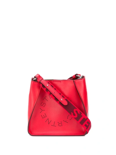 Stella Mccartney Women's Mini Stella Logo Shoulder Bag In Red Amore