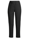 Rebecca Taylor Cropped Virgin-wool Blend Suit Pants In Black
