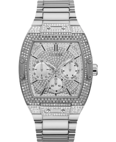 Guess Men's Stainless Steel Bracelet Watch 43x51mm In Silver