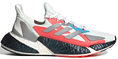 Pre-owned Adidas Originals Adidas X9000l4 Crystal White (women's) In Crystal White/silver Metallic/signal Green