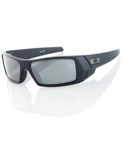 Oakley Men's Polarized Sunglasses, Oo9014 Gascan In Matte Black