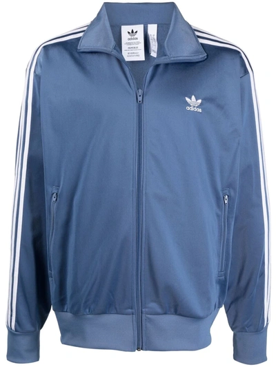 Adidas Originals Adicolor Firebird Zipped Sweatshirt In Blue