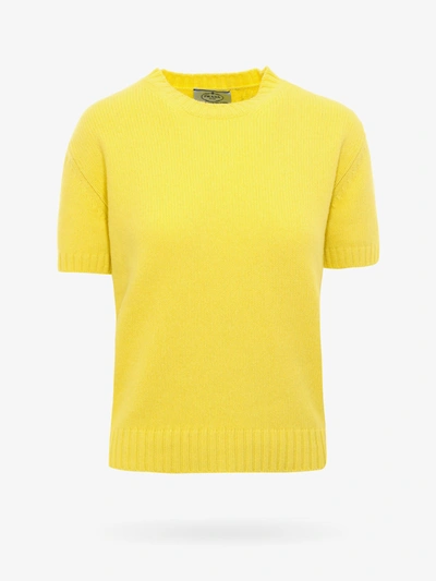 Prada Sweatshirt In Yellow