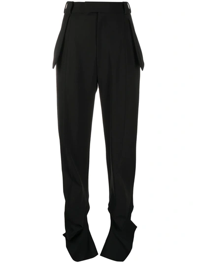 Ssheena Tailored Drape Trousers In Black