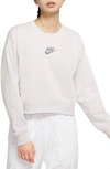 Nike Sportswear Crewneck Sweatshirt In Platinum Tint/ Multi Color