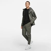 Nike Tech Fleece Taped Jogger Pants In Green