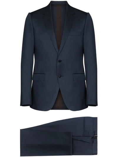 Ermenegildo Zegna Milano Single-breasted Suit In Blue