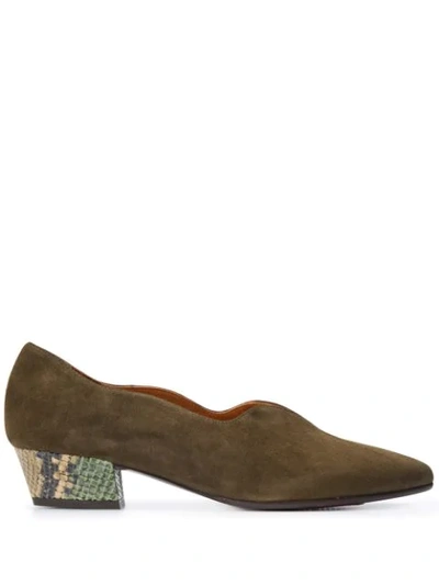 Chie Mihara Pointed-toe Pump In Green