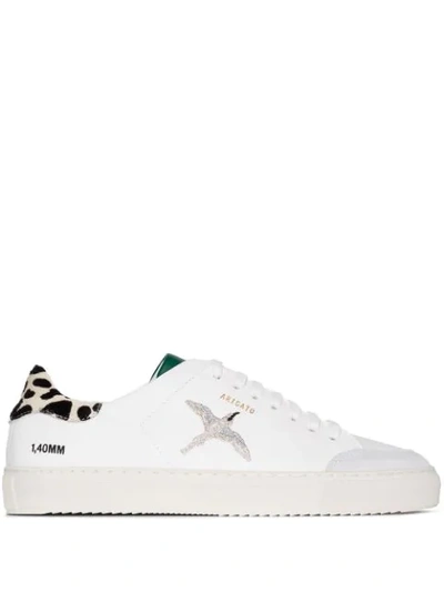 Axel Arigato Clean 90 Triple Bird Leather Sneakers In White