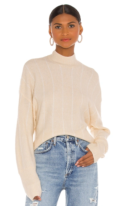 Amuse Society Aline Long Sleeve Knit Sweater In Dune