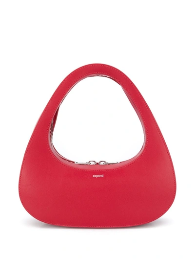 Coperni Swipe Baguette Bag In Red