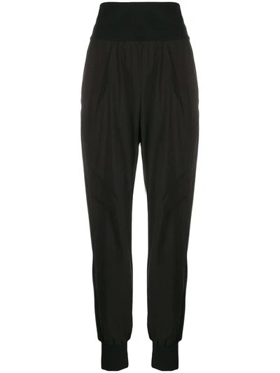 No Ka'oi High-rise Slim-fit Track Trousers In Black
