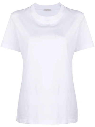 Moncler Cotton T-shirt In White