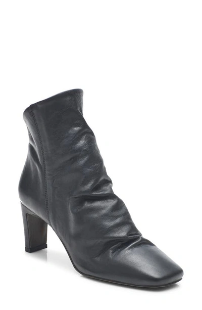 Free People Cybill Slouch Bootie In Black Leather
