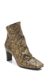 Free People Cybill Slouch Bootie In Snake Print Leather