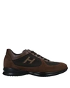 Hogan Sneakers In Brown
