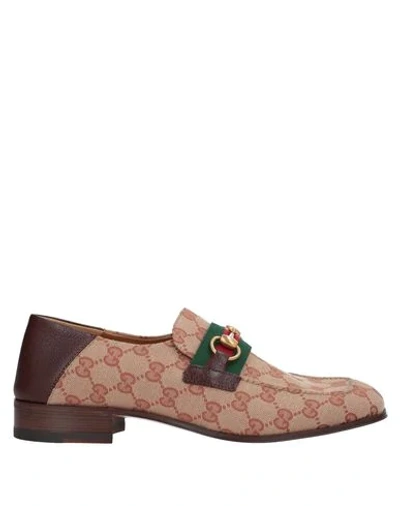 Gucci Loafers In Beige